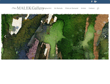 Tablet Screenshot of malekgallery.com